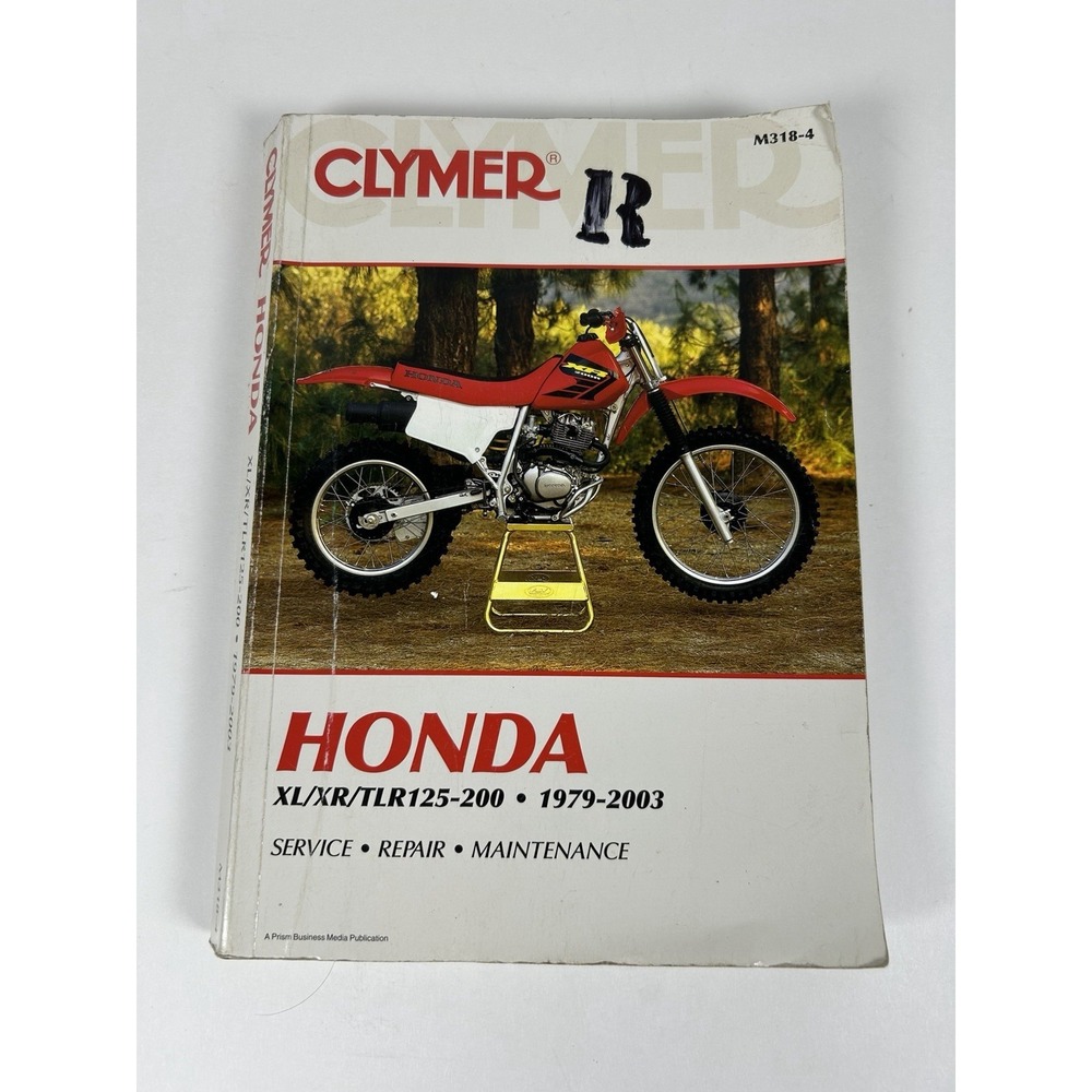 Clymer Repair Service Manual HONDA 79-03 XL/XR TLR125 TLR200 TLR 125 200 M318-4